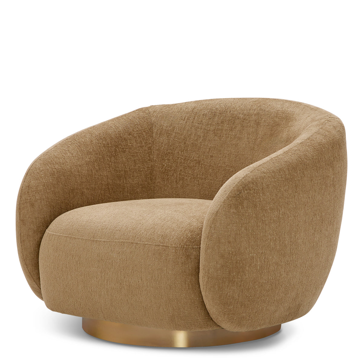 Upholstered Lounge Swivel Chair Brice | A | Eichholtzmh.com
