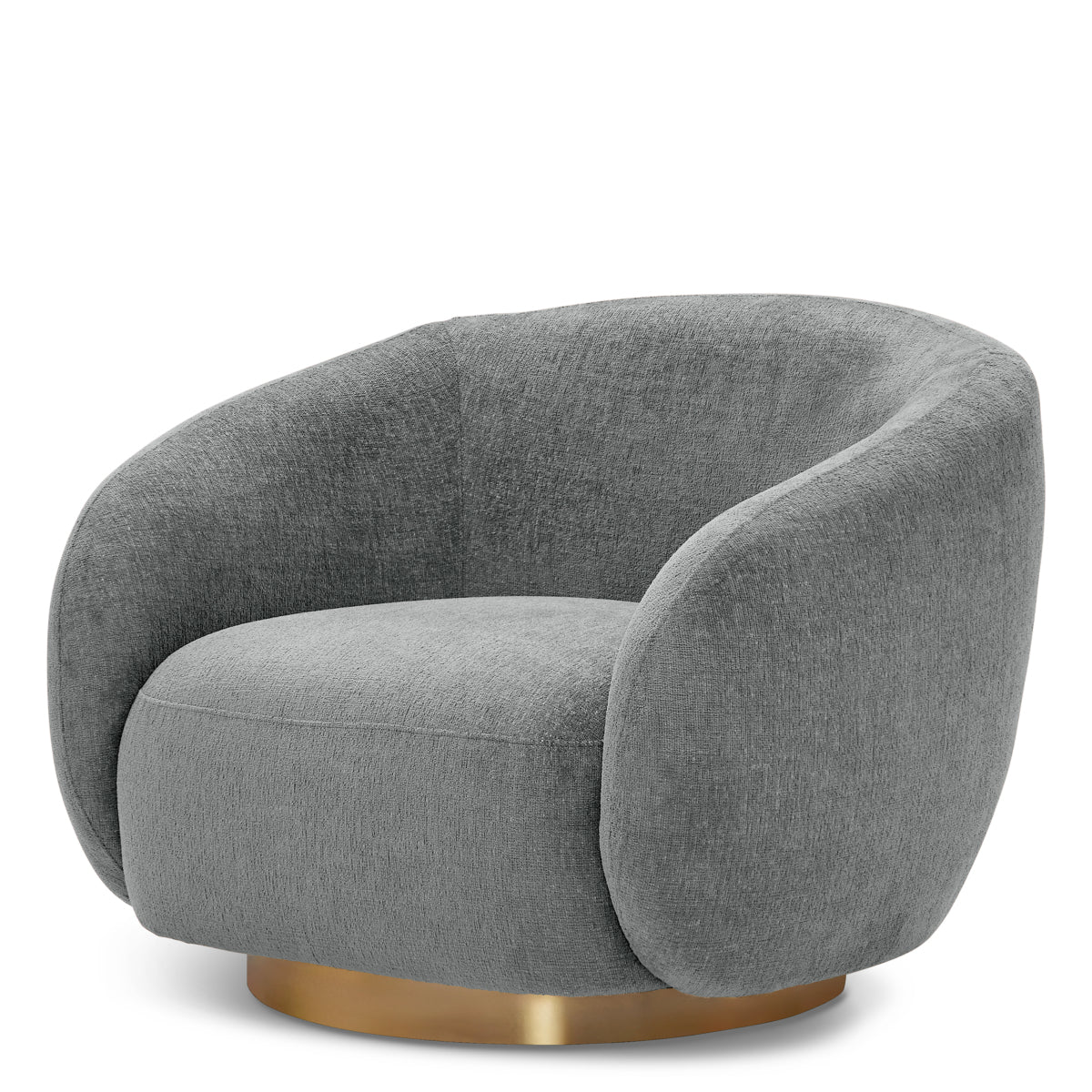Upholstered Lounge Swivel Chair Brice | A | Eichholtzmh.com