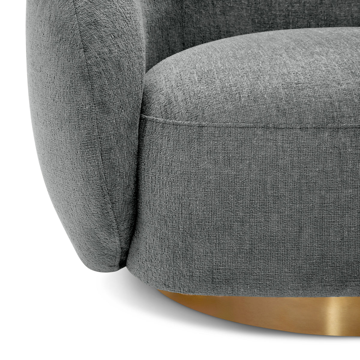 Upholstered Lounge Swivel Chair Brice | A | Eichholtzmh.com