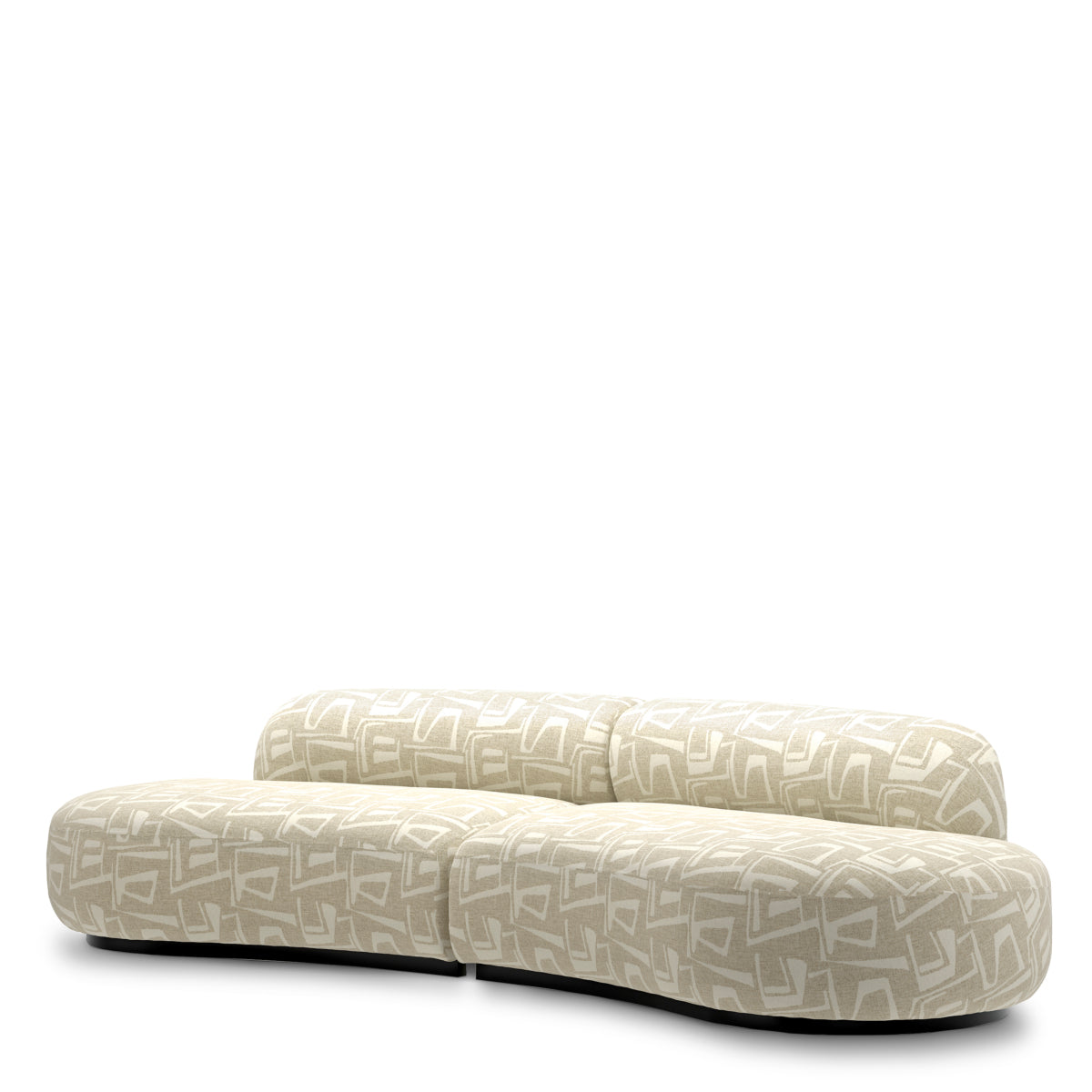 Fabric Curved Sofa S Bjorn | B | Eichholtzmh.com