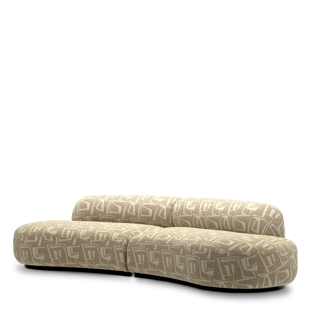Fabric Curved Sofa S Bjorn | B | Eichholtzmh.com