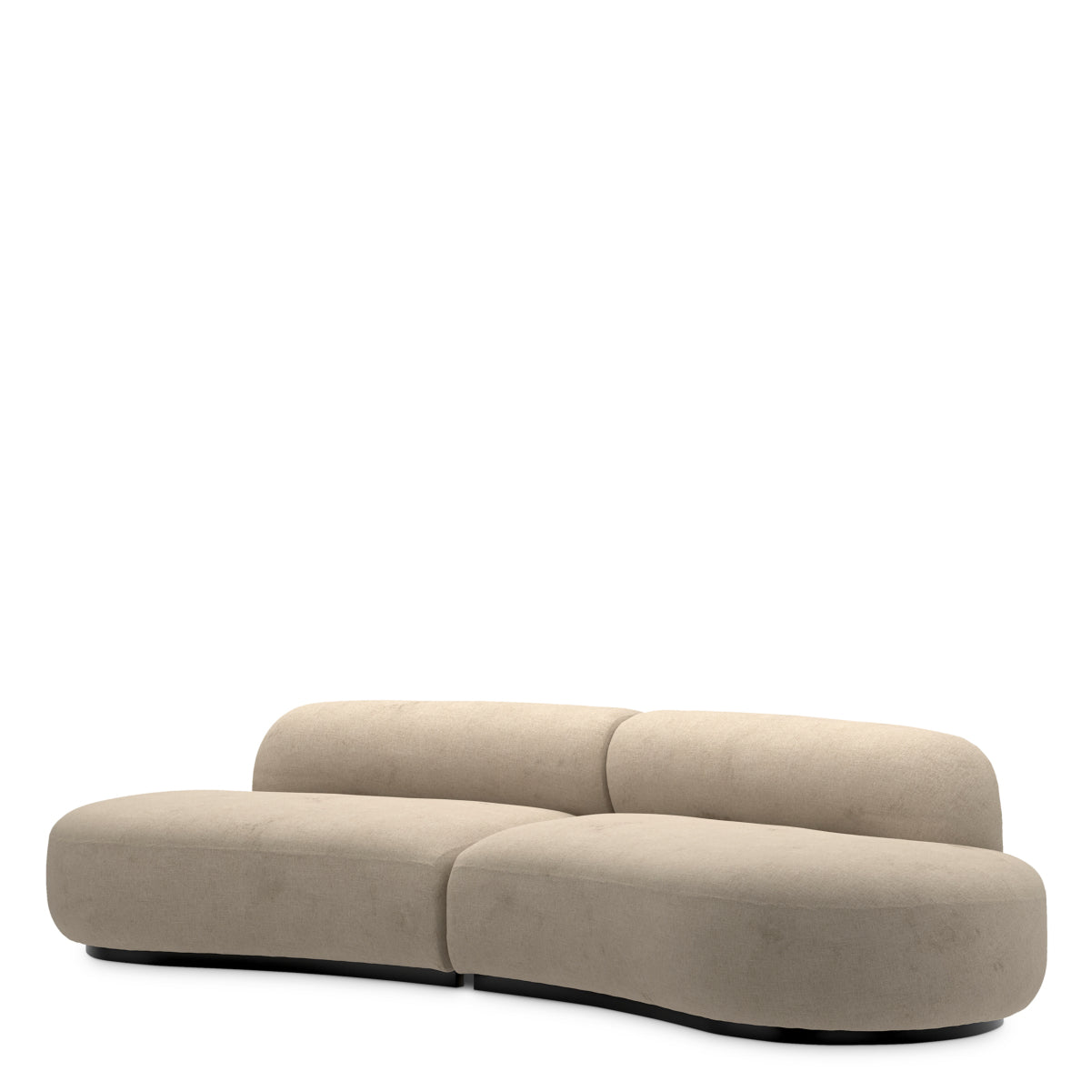 Fabric Curved Sofa S Bjorn | A | Eichholtzmh.com