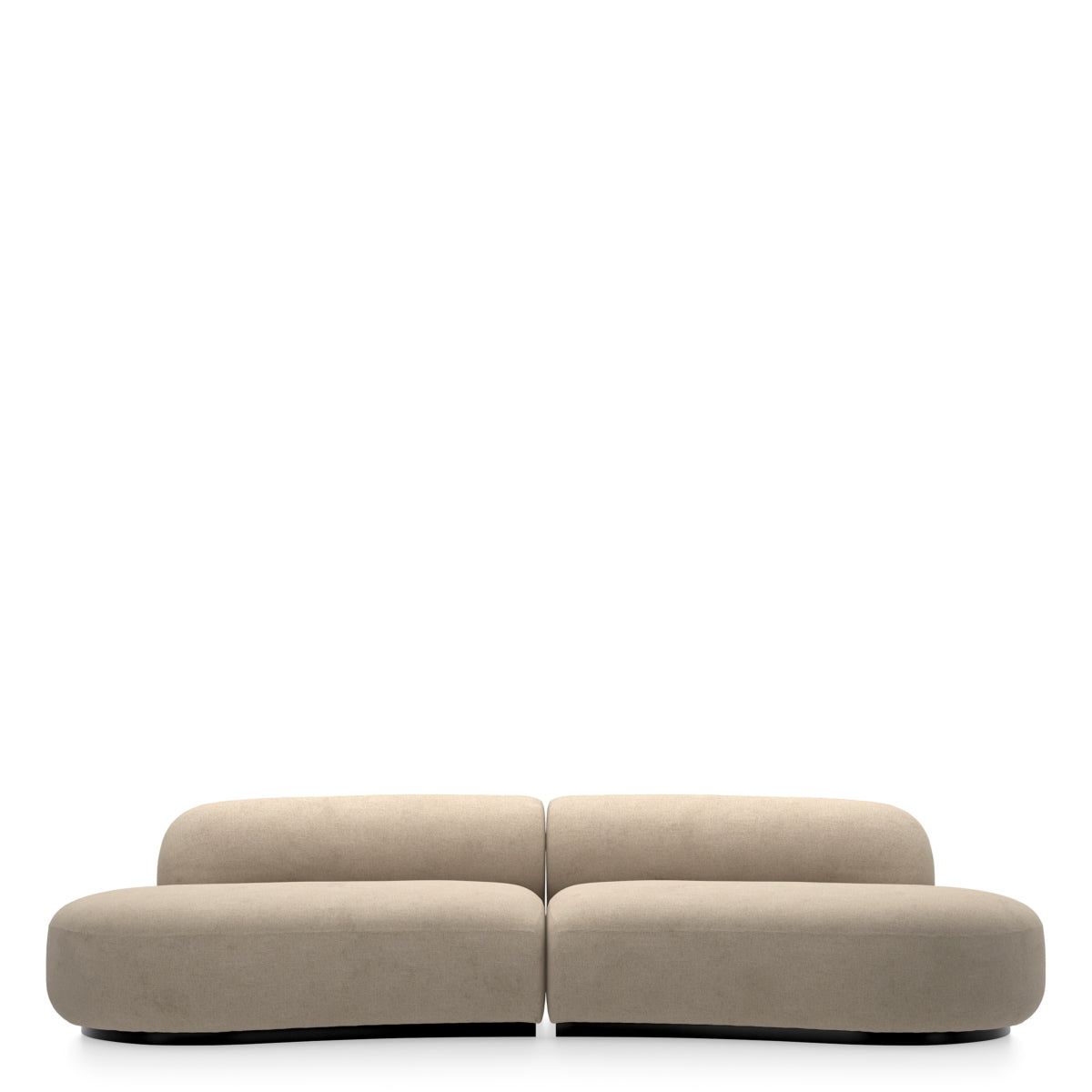 Fabric Curved Sofa S Bjorn | A | Eichholtzmh.com