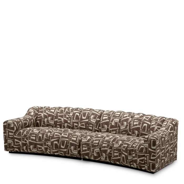 Sofa Kelly L davenport dark brown