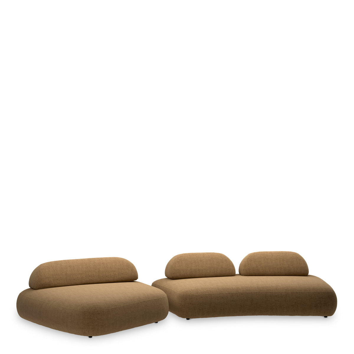 Hastings Camel Modular Curved Sofa Residenza