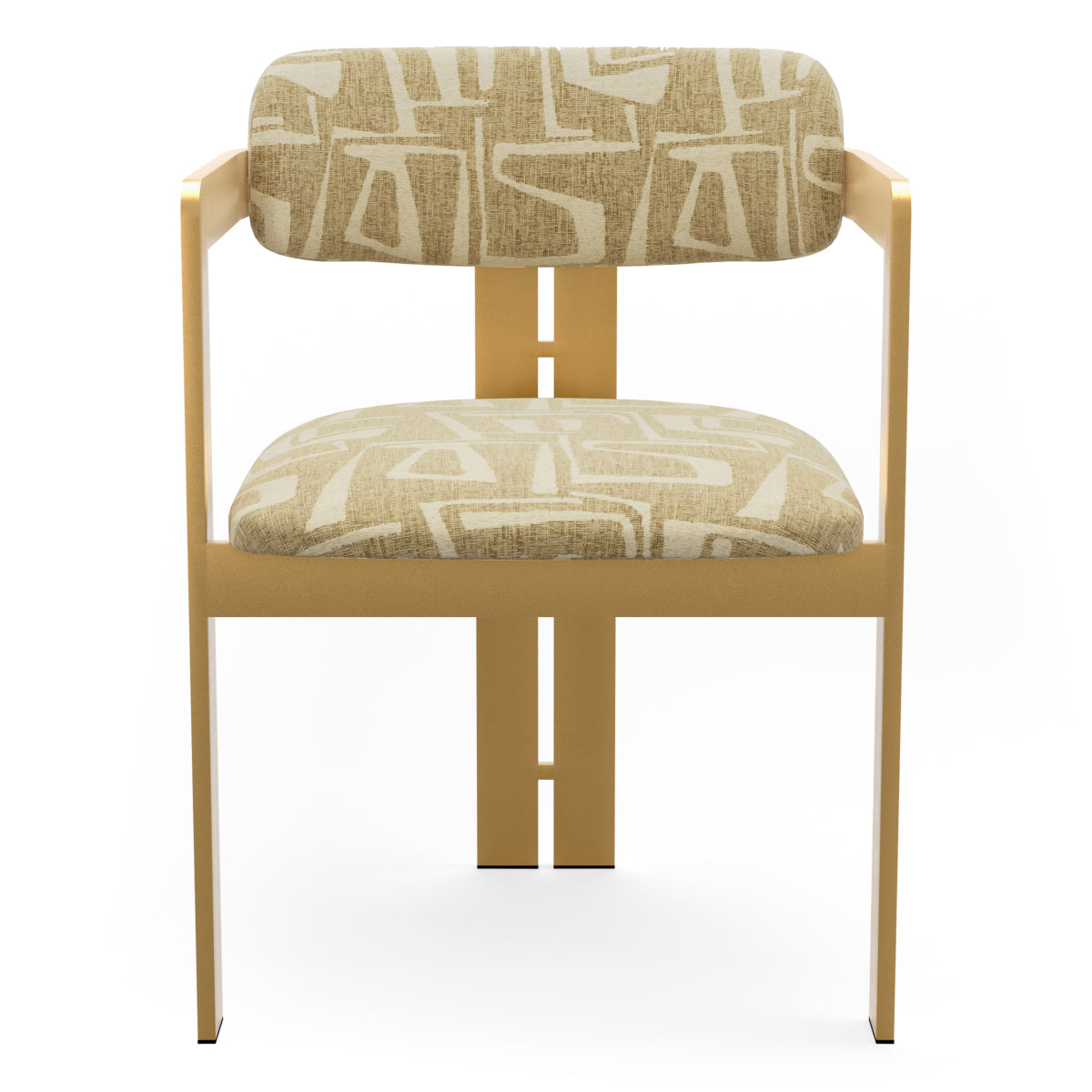 Light Brown Upholstered Dining Chair Donato | B