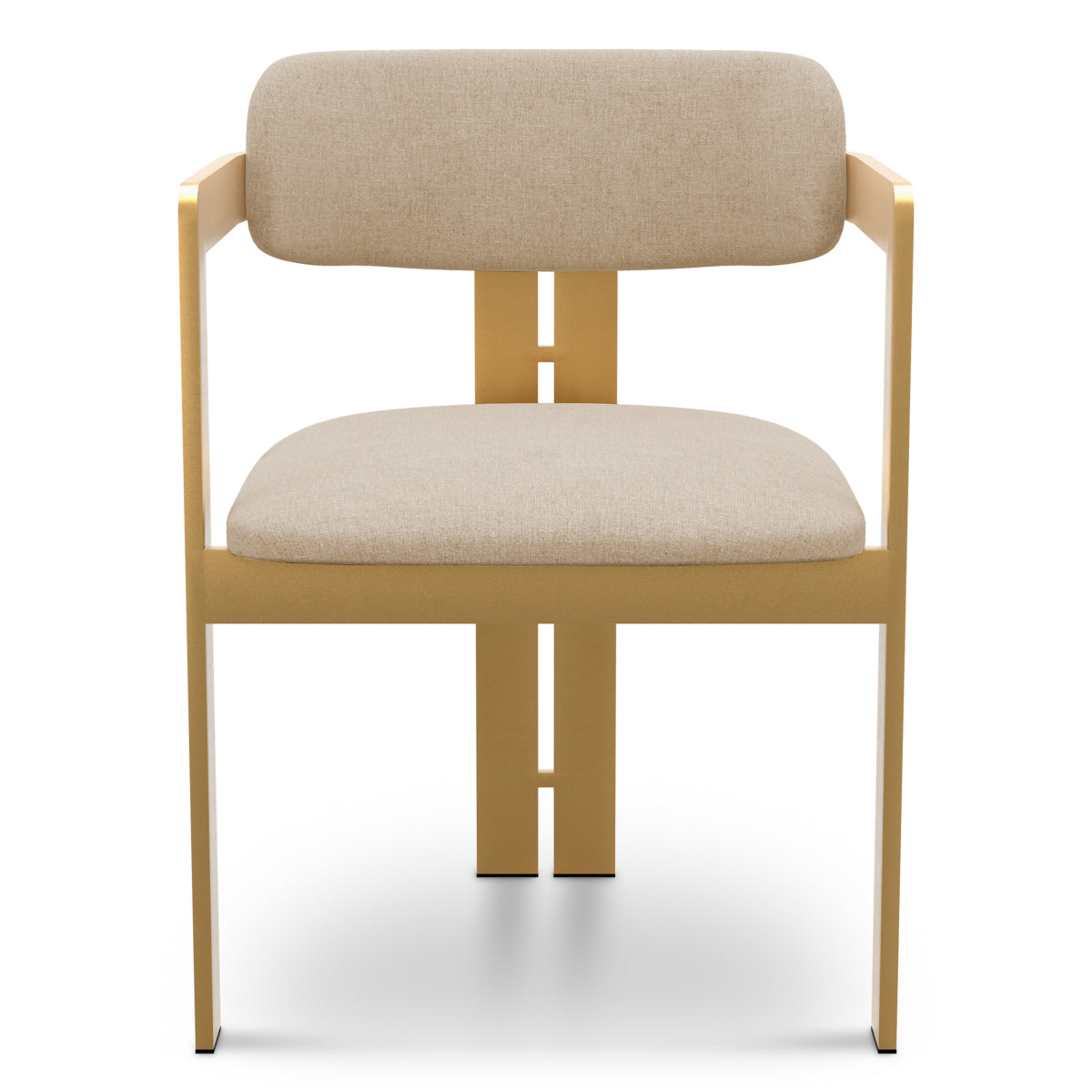 Beige Upholstered Dining Chair Donato