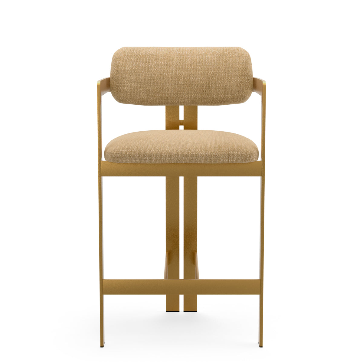 Honey Rounded Back Counter Stool Donato | C
