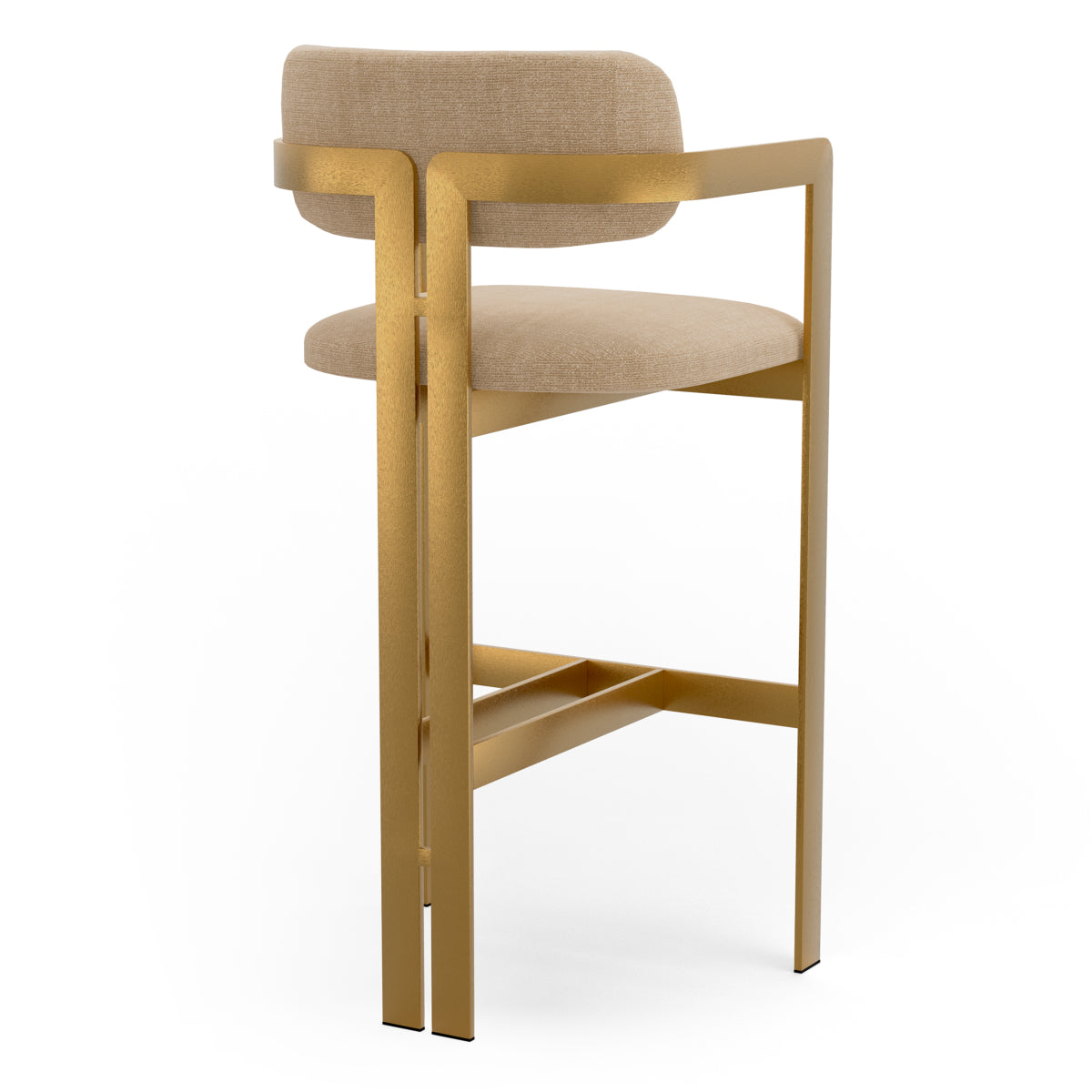 Stratfort Sand Gold Frame Bar Stool Donato | C