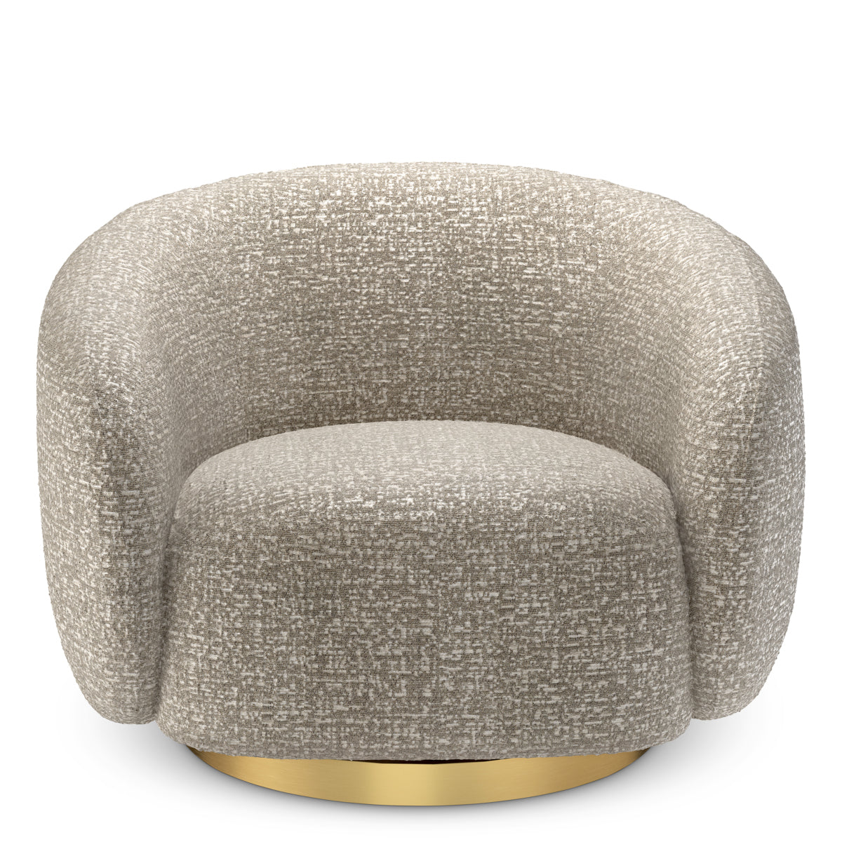 Upholstered Lounge Swivel Chair Brice | D | Eichholtzmh.com