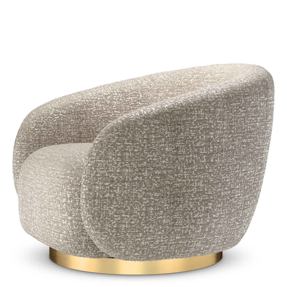 Upholstered Lounge Swivel Chair Brice | D | Eichholtzmh.com