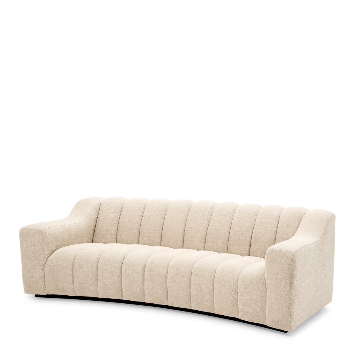 Curved Upholstered Sofa S Kelly | C