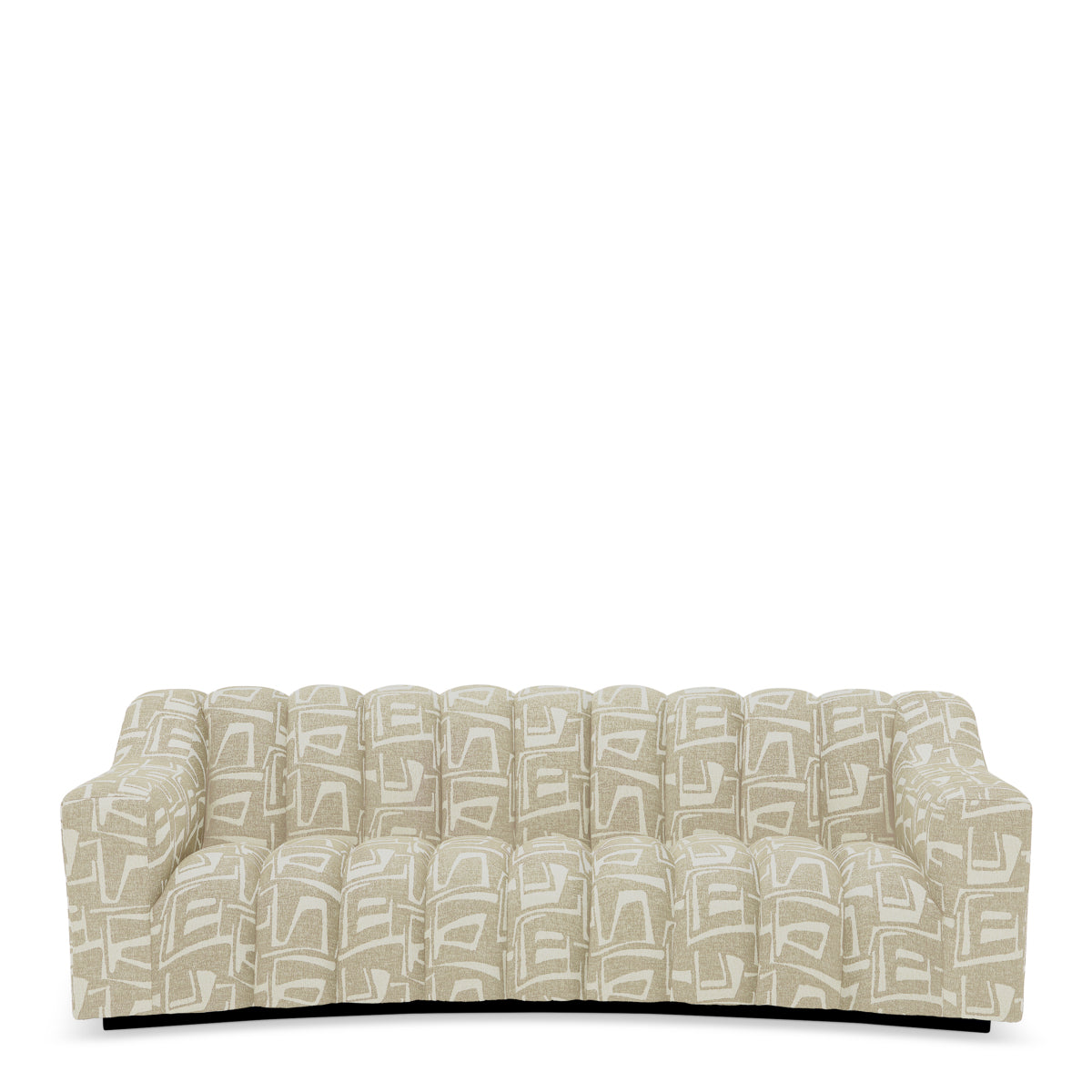Curved Upholstered Sofa S Kelly | B