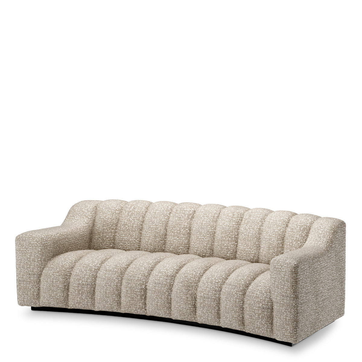 Curved Upholstered Sofa S Kelly | D