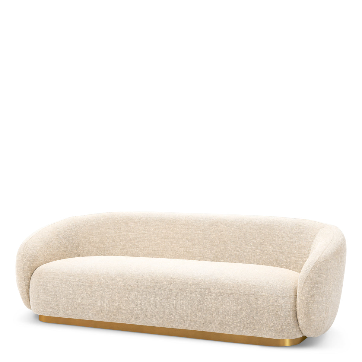 Brass Base Upholstered Sofa Brice | C | Eichholtzmh.com