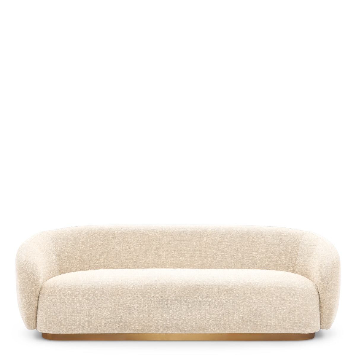 Brass Base Upholstered Sofa Brice | C | Eichholtzmh.com