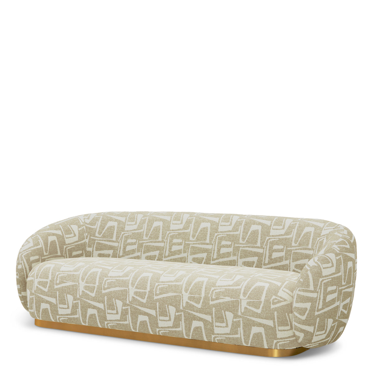 Brass Base Upholstered Sofa Brice | B | Eichholtzmh.com