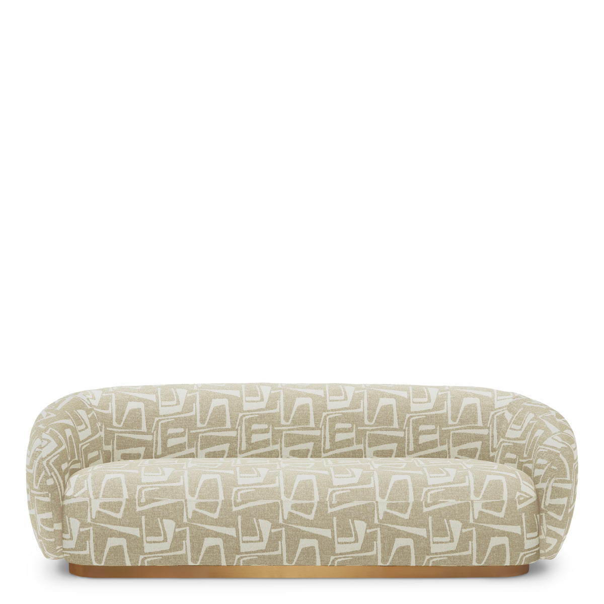 Brass Base Upholstered Sofa Brice | B | Eichholtzmh.com