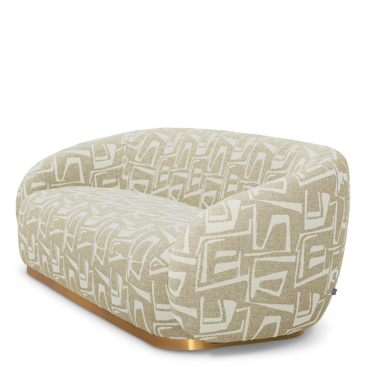Brass Base Upholstered Sofa Brice | B | Eichholtzmh.com