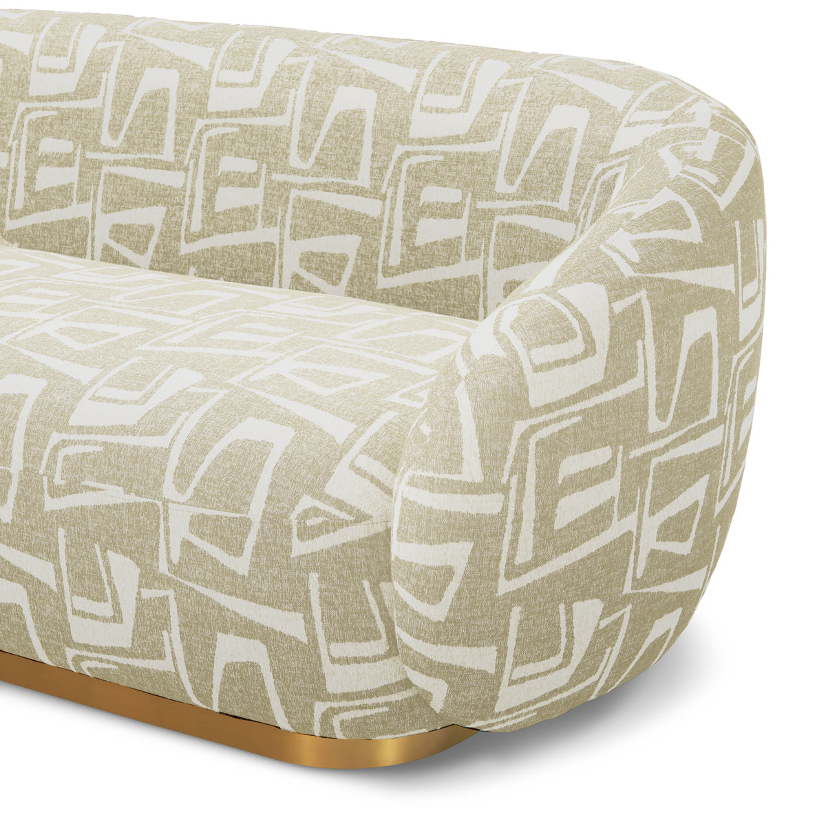 Brass Base Upholstered Sofa Brice | B | Eichholtzmh.com