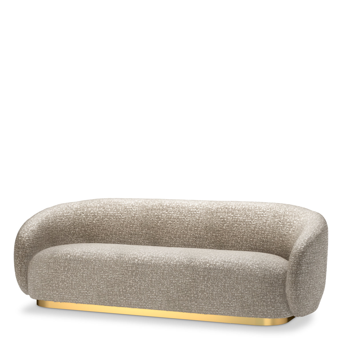 Brass Base Upholstered Sofa Brice | D | Eichholtzmh.com