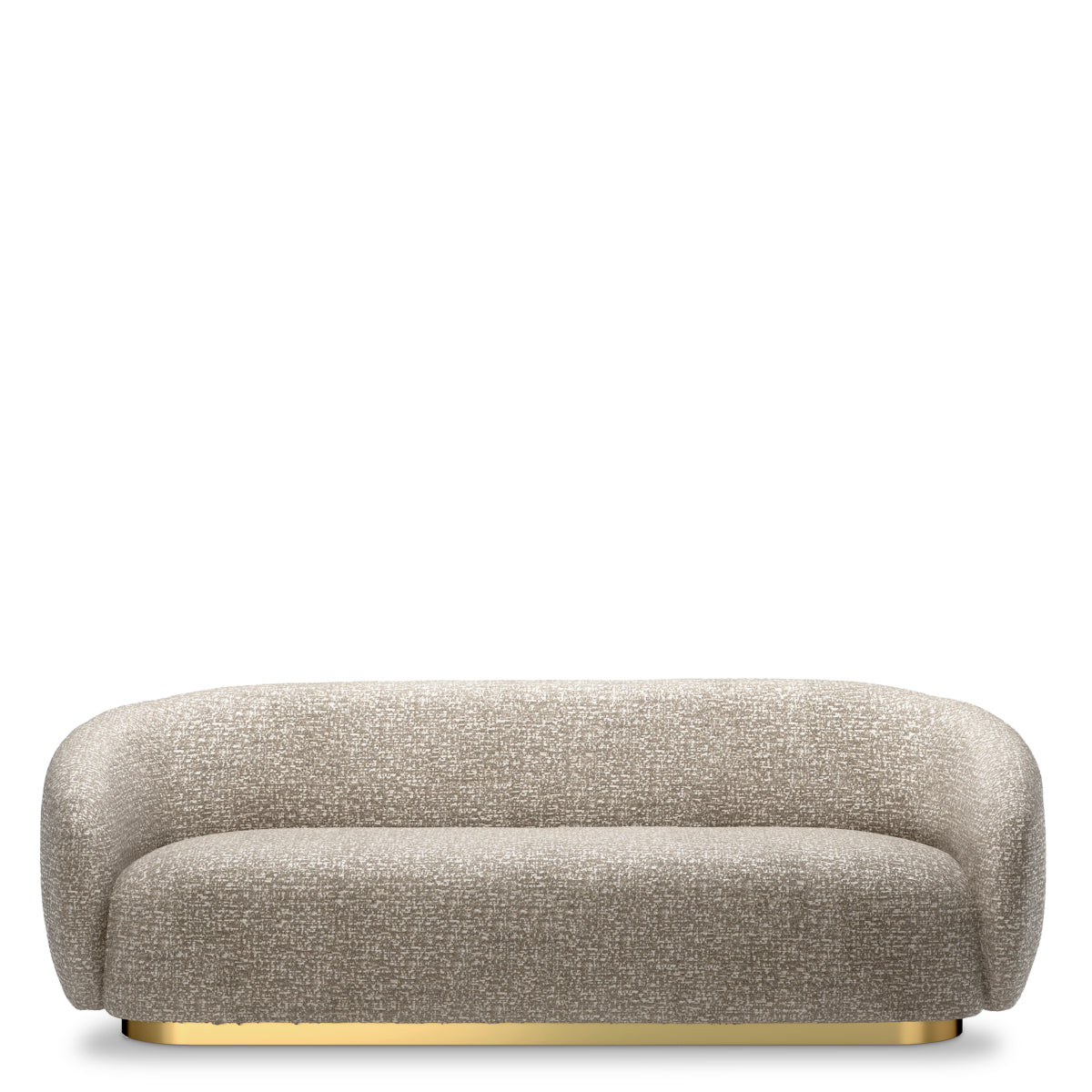 Brass Base Upholstered Sofa Brice | D | Eichholtzmh.com