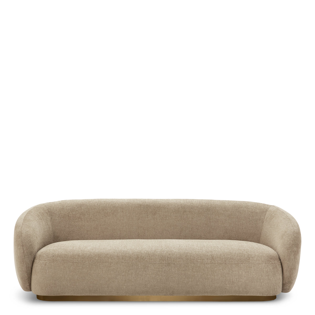 Brass Base Upholstered Sofa Brice | A | Eichholtzmh.com