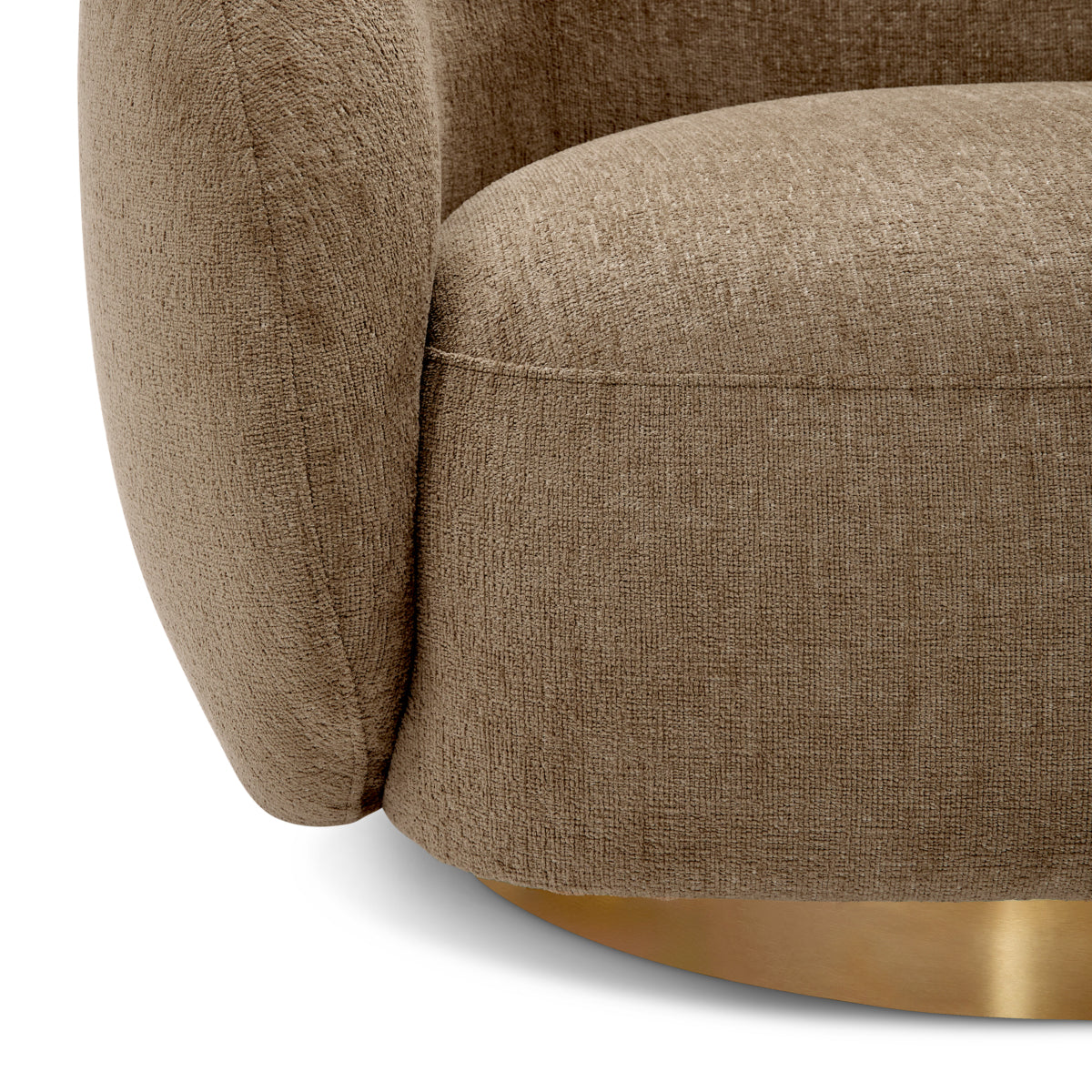 Upholstered Lounge Swivel Chair Brice | A | Eichholtzmh.com