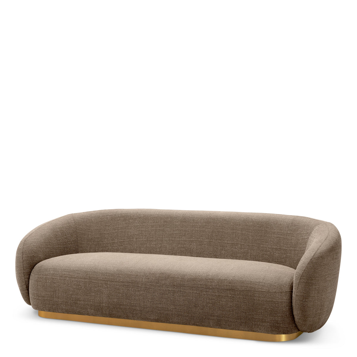 Brass Base Upholstered Sofa Brice | C | Eichholtzmh.com