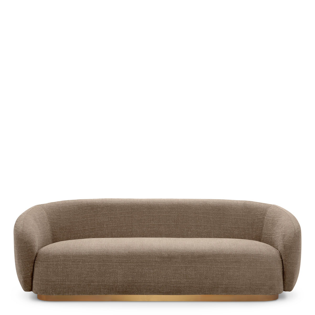 Brass Base Upholstered Sofa Brice | C | Eichholtzmh.com