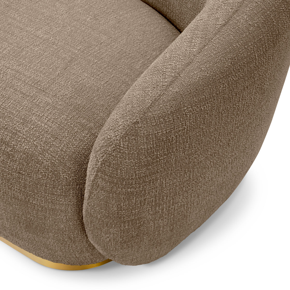 Brass Base Upholstered Sofa Brice | C | Eichholtzmh.com