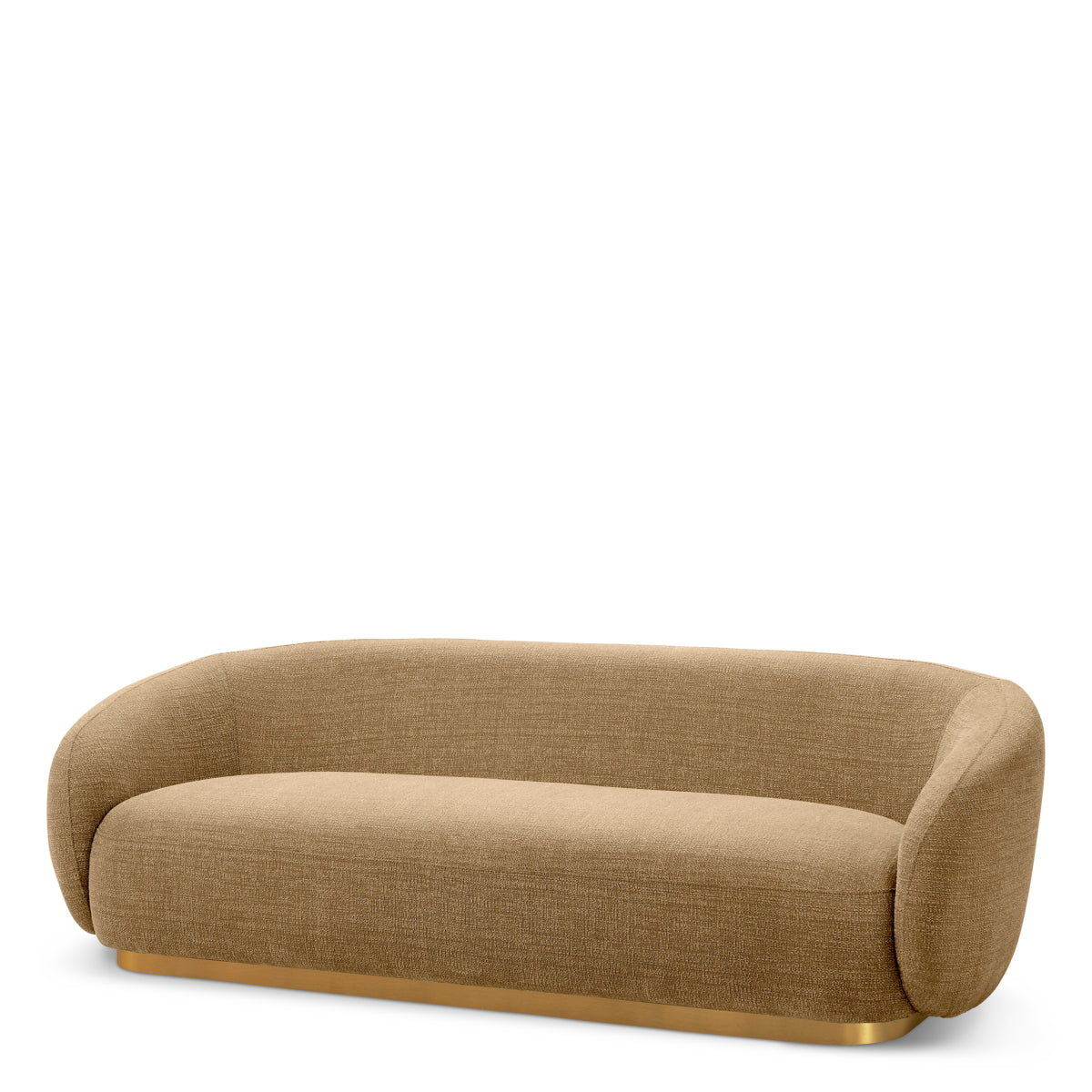 Brass Base Upholstered Sofa Brice | C | Eichholtzmh.com