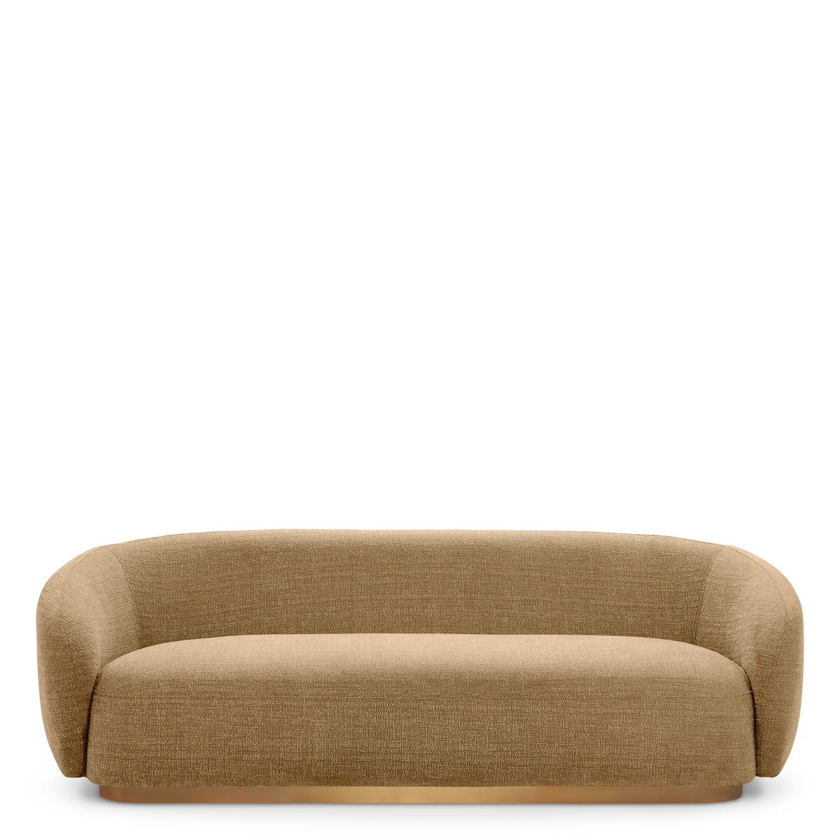 Brass Base Upholstered Sofa Brice | C | Eichholtzmh.com
