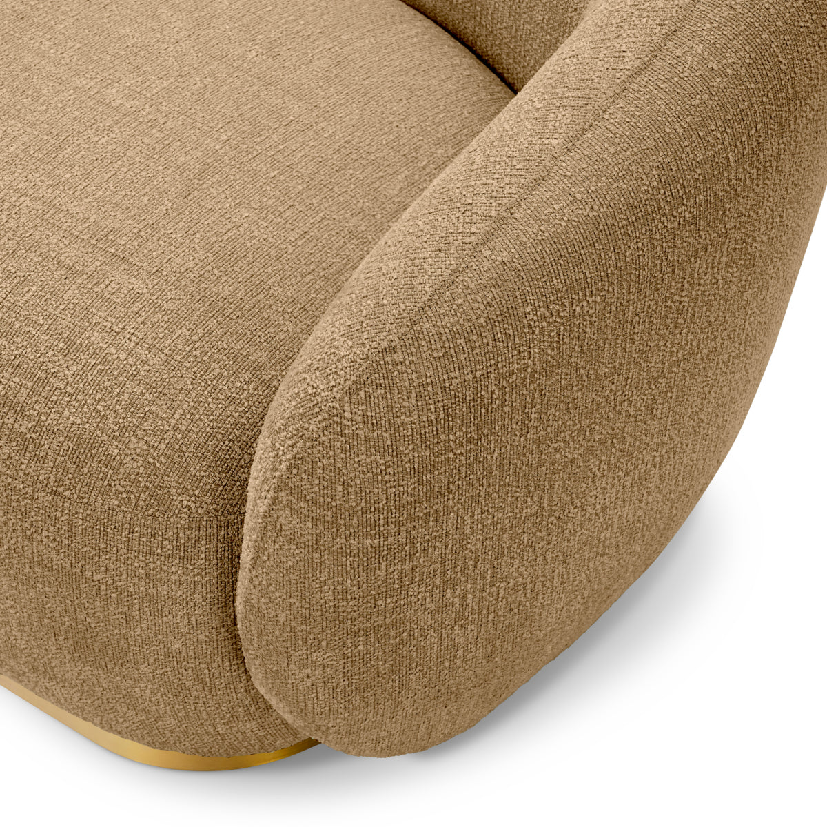 Brass Base Upholstered Sofa Brice | C | Eichholtzmh.com