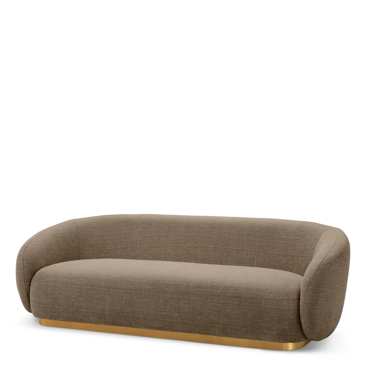 Brass Base Upholstered Sofa Brice | C | Eichholtzmh.com