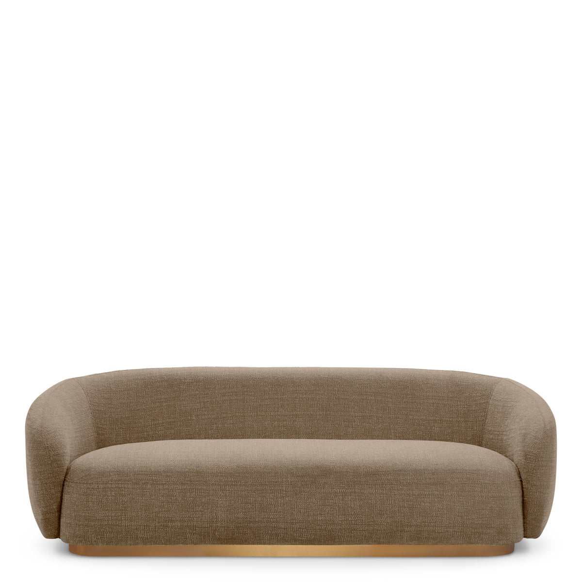 Brass Base Upholstered Sofa Brice | C | Eichholtzmh.com