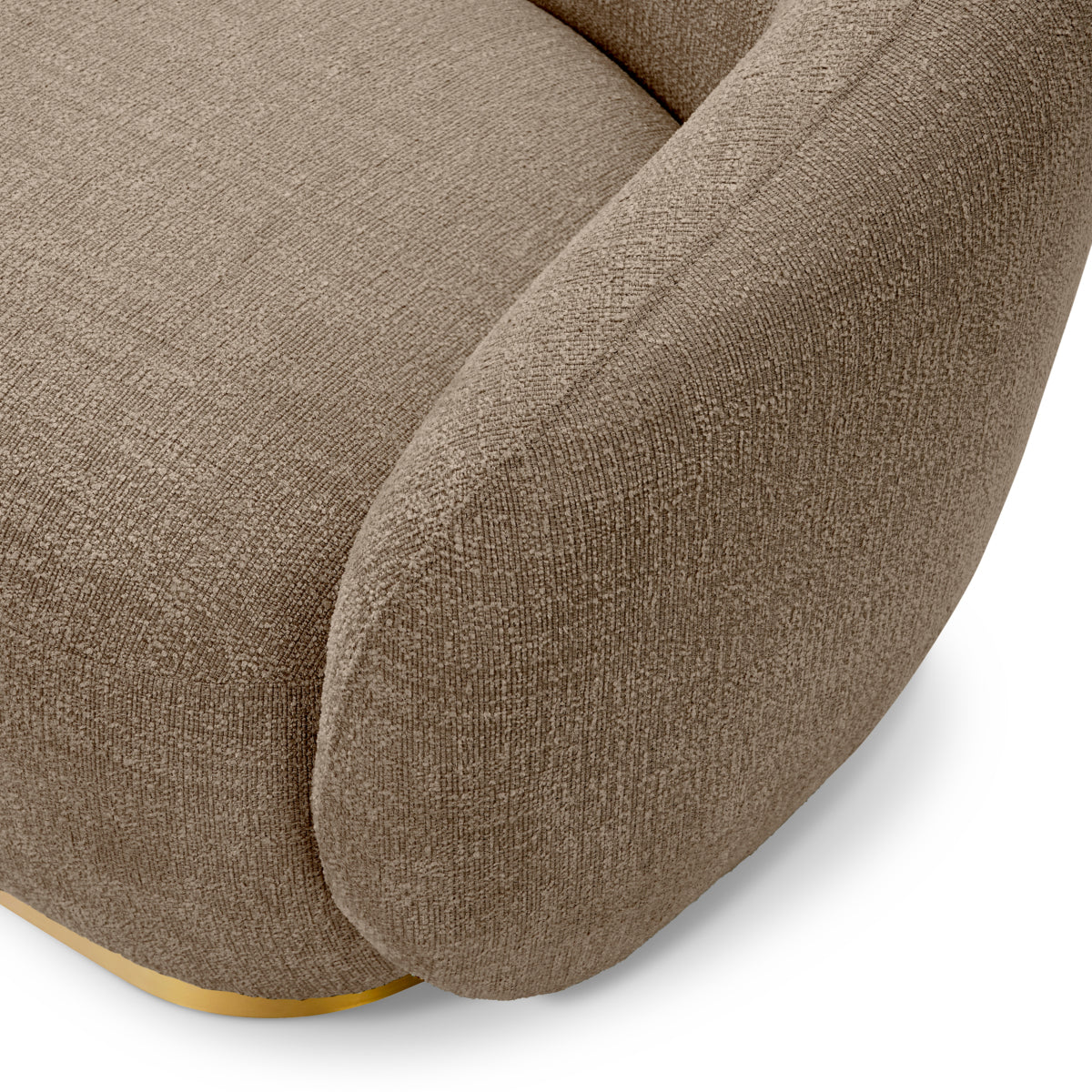 Brass Base Upholstered Sofa Brice | C | Eichholtzmh.com