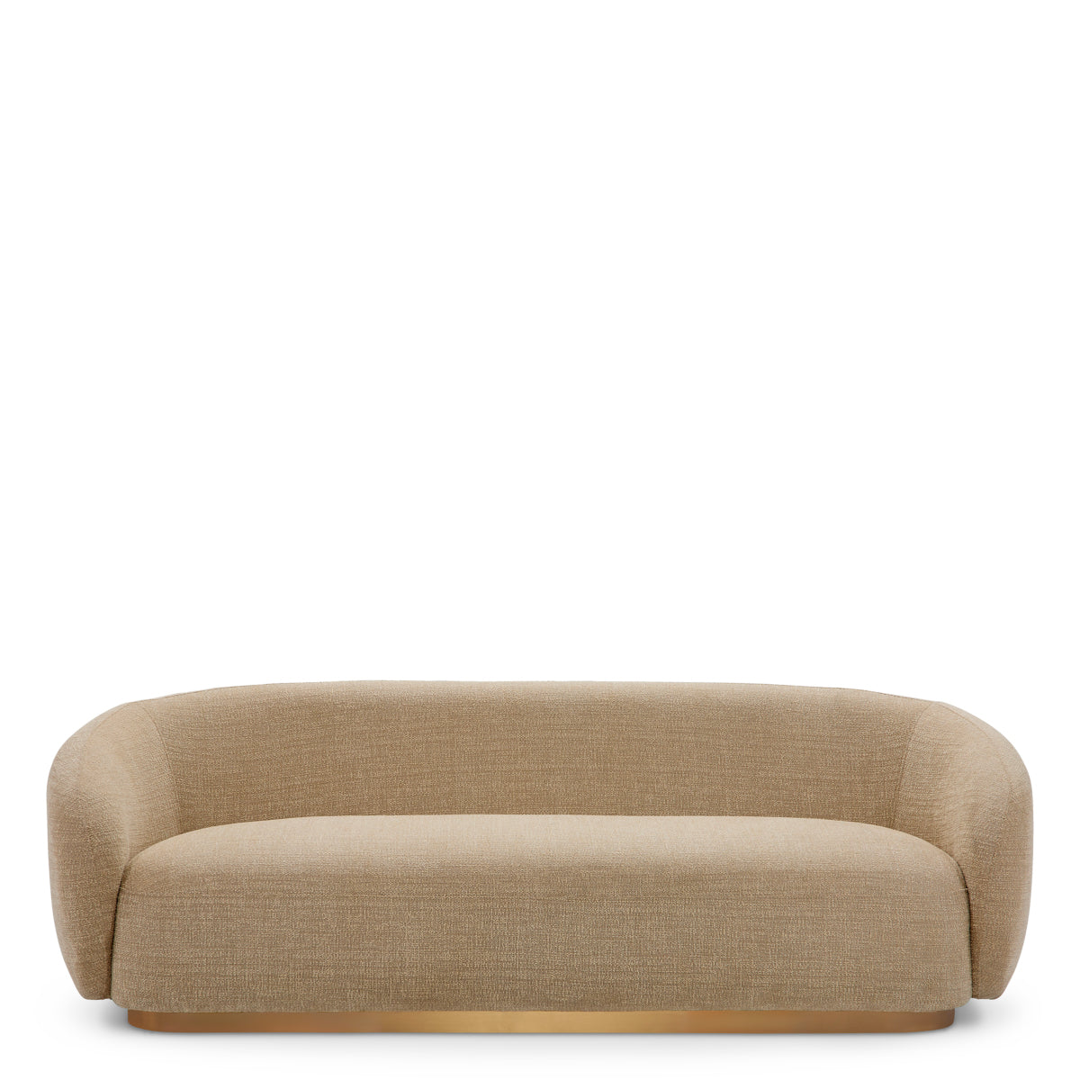 Brass Base Upholstered Sofa Brice | C | Eichholtzmh.com