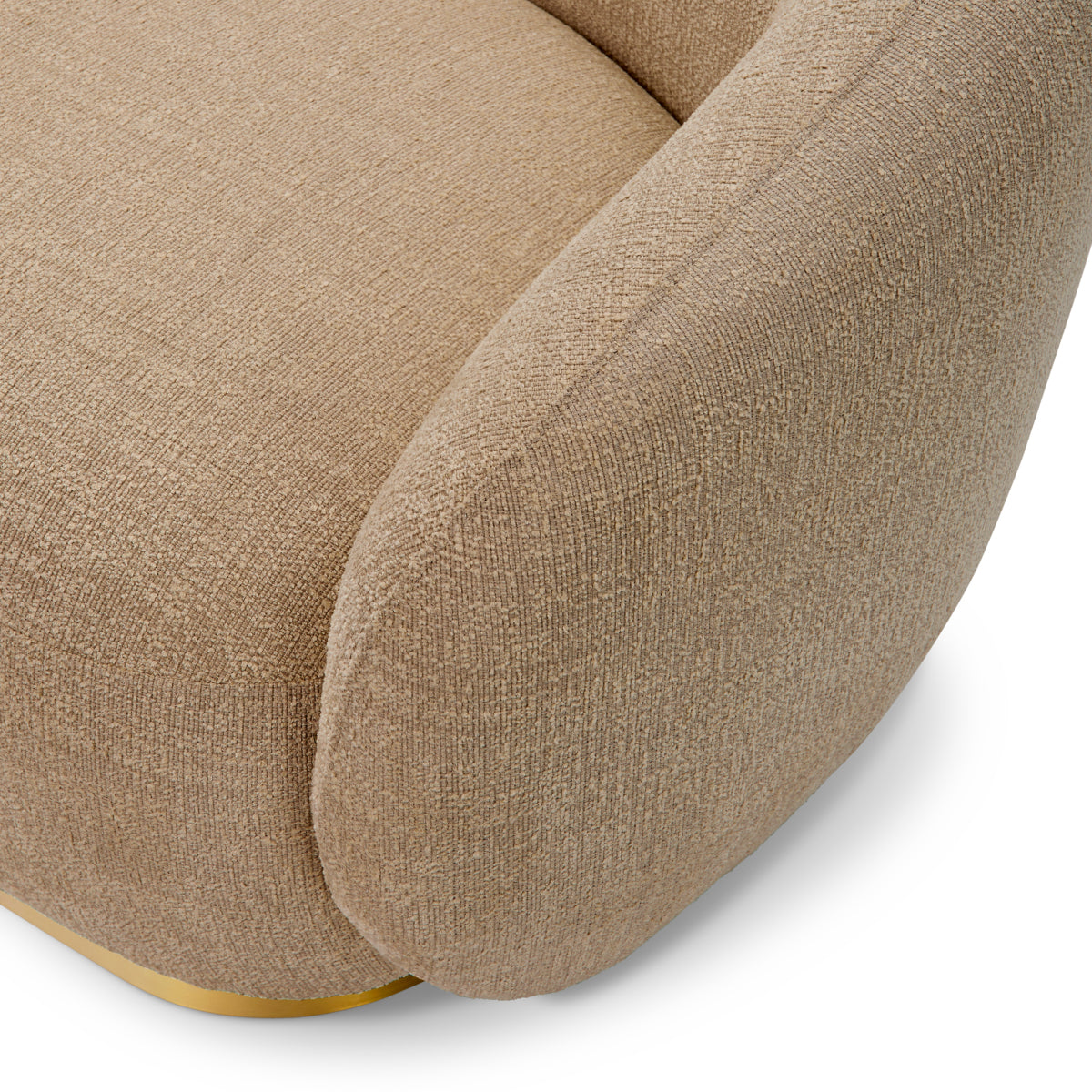 Brass Base Upholstered Sofa Brice | C | Eichholtzmh.com