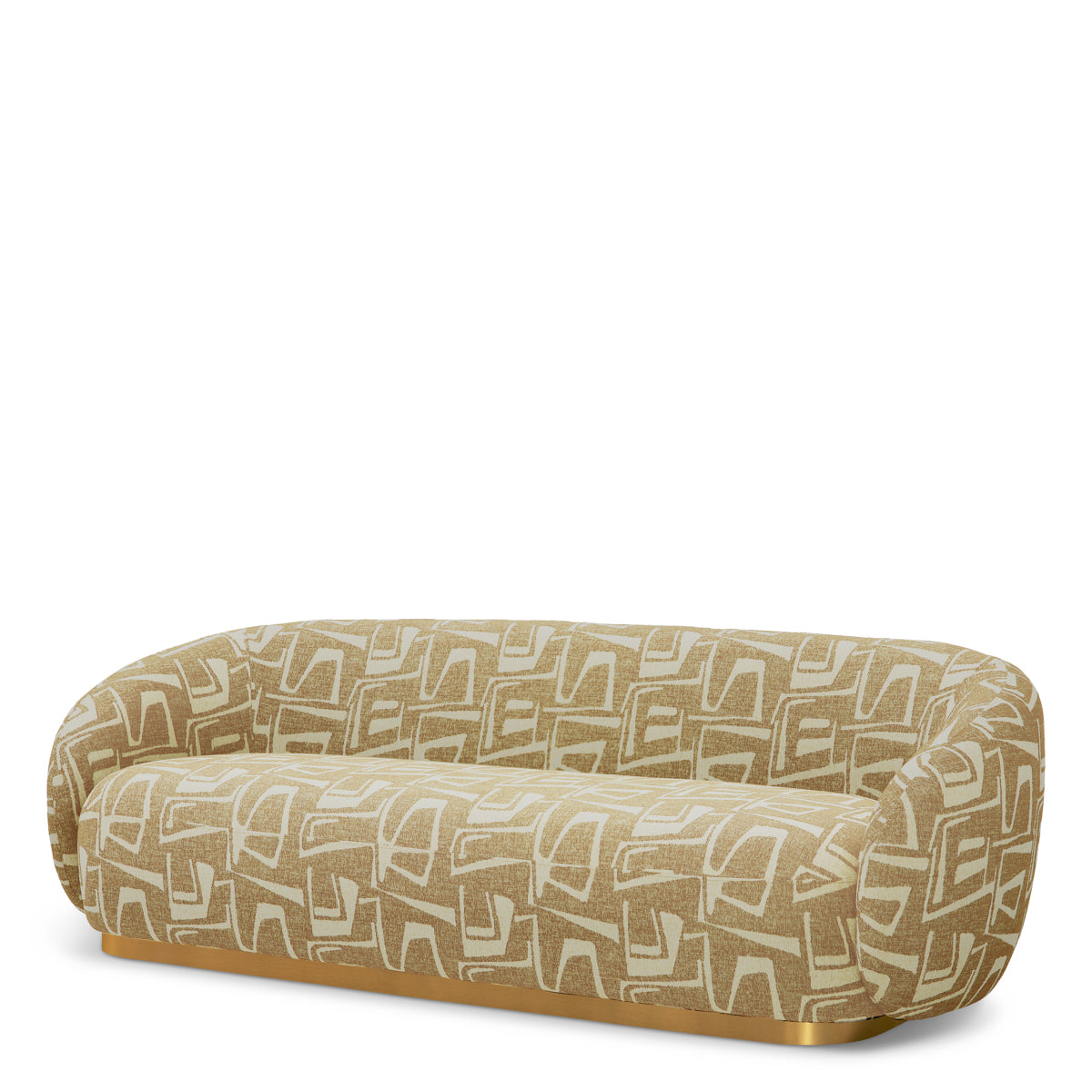 Brass Base Upholstered Sofa Brice | B | Eichholtzmh.com