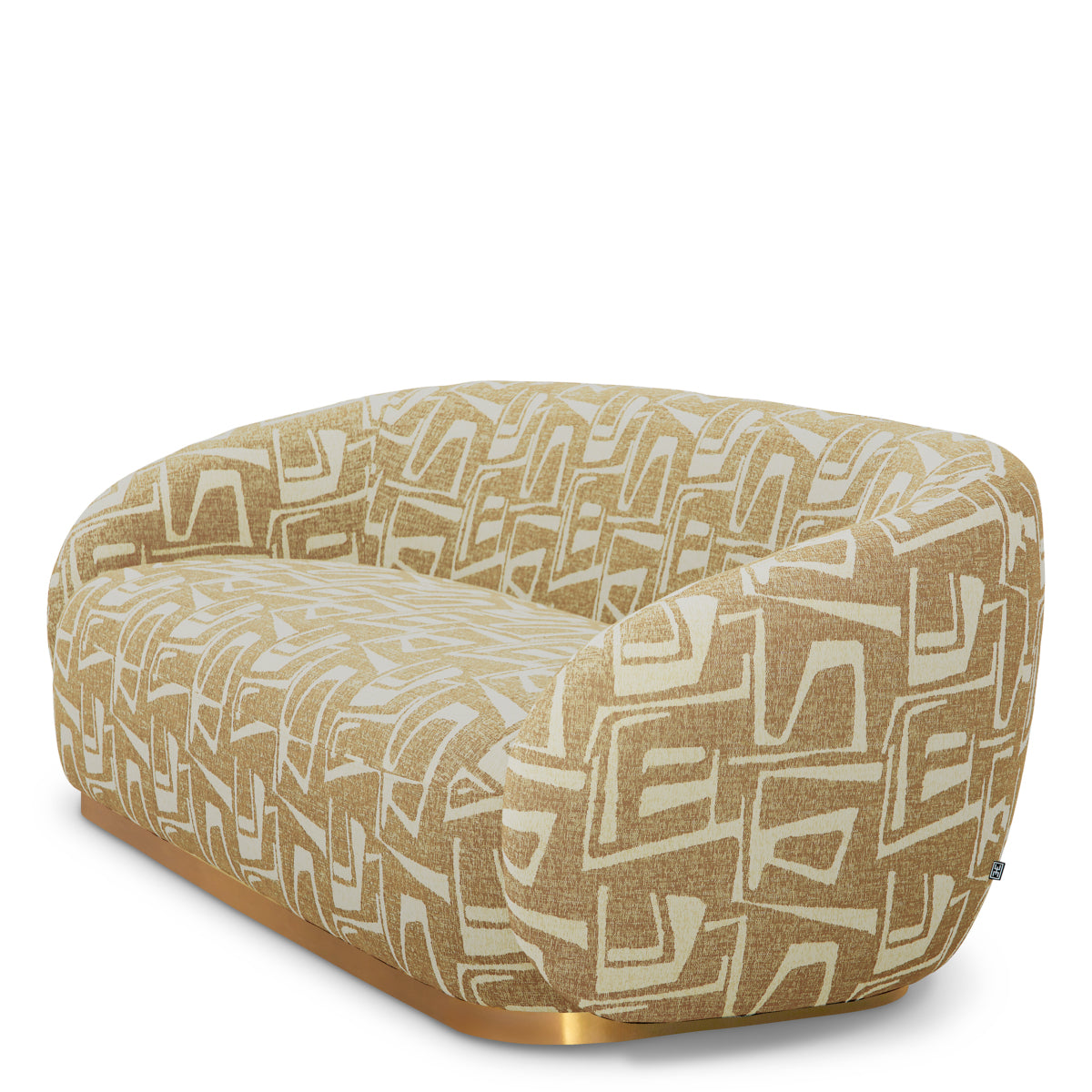 Brass Base Upholstered Sofa Brice | B | Eichholtzmh.com