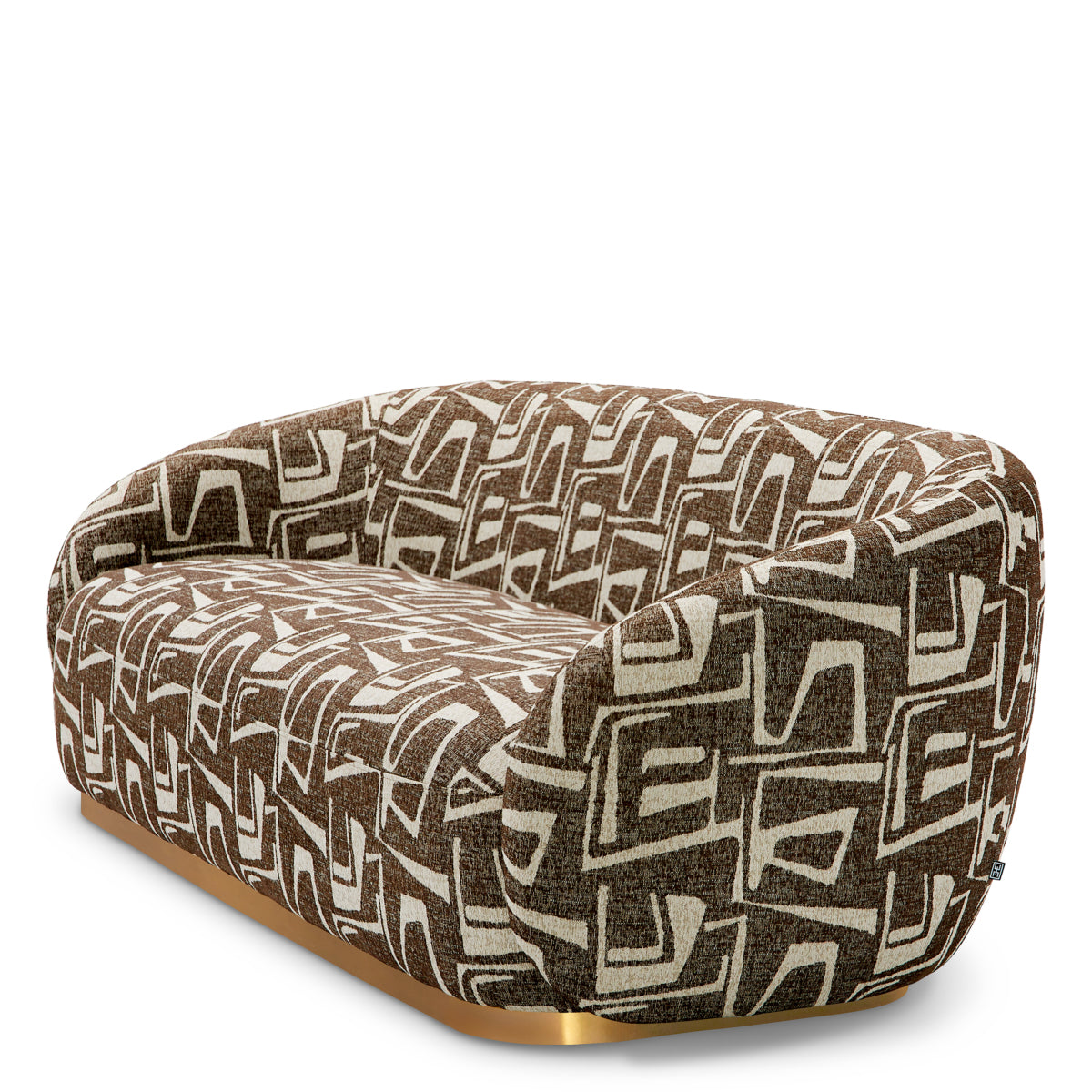 Brass Base Upholstered Sofa Brice | B | Eichholtzmh.com