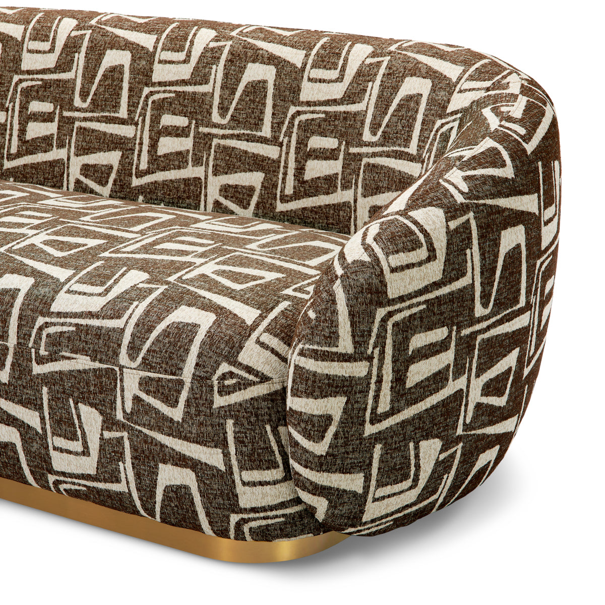 Brass Base Upholstered Sofa Brice | B | Eichholtzmh.com