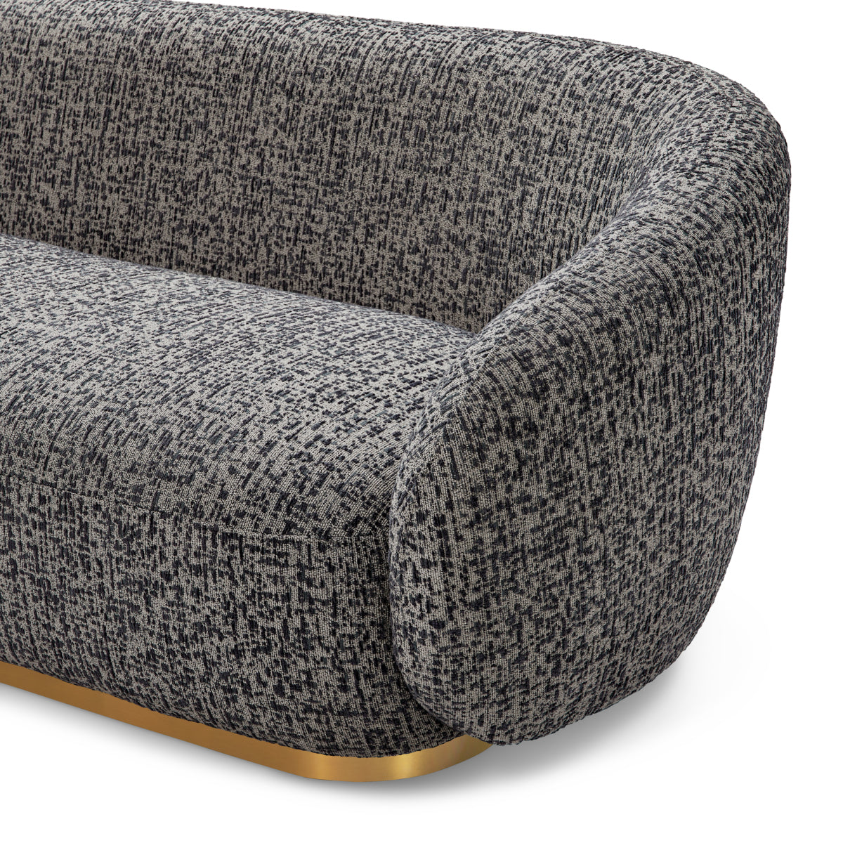 Brass Base Upholstered Sofa Brice | D | Eichholtzmh.com
