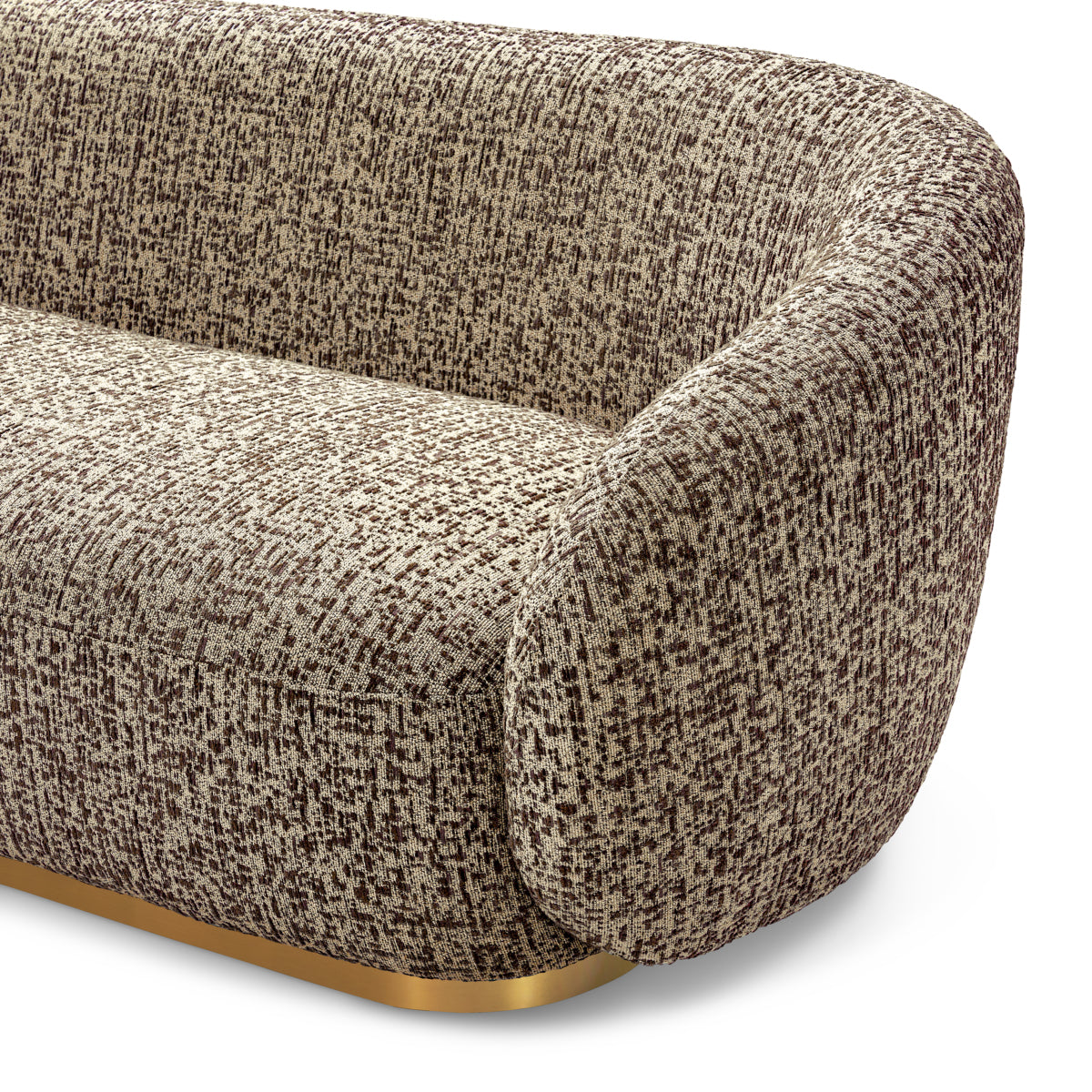 Brass Base Upholstered Sofa Brice | D | Eichholtzmh.com