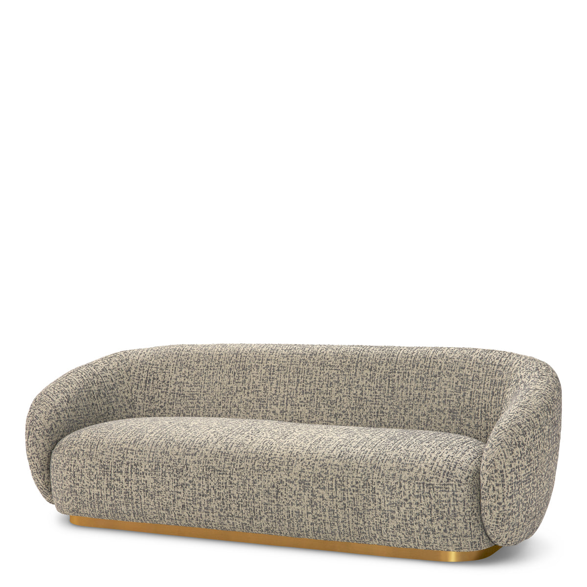 Brass Base Upholstered Sofa Brice | D | Eichholtzmh.com