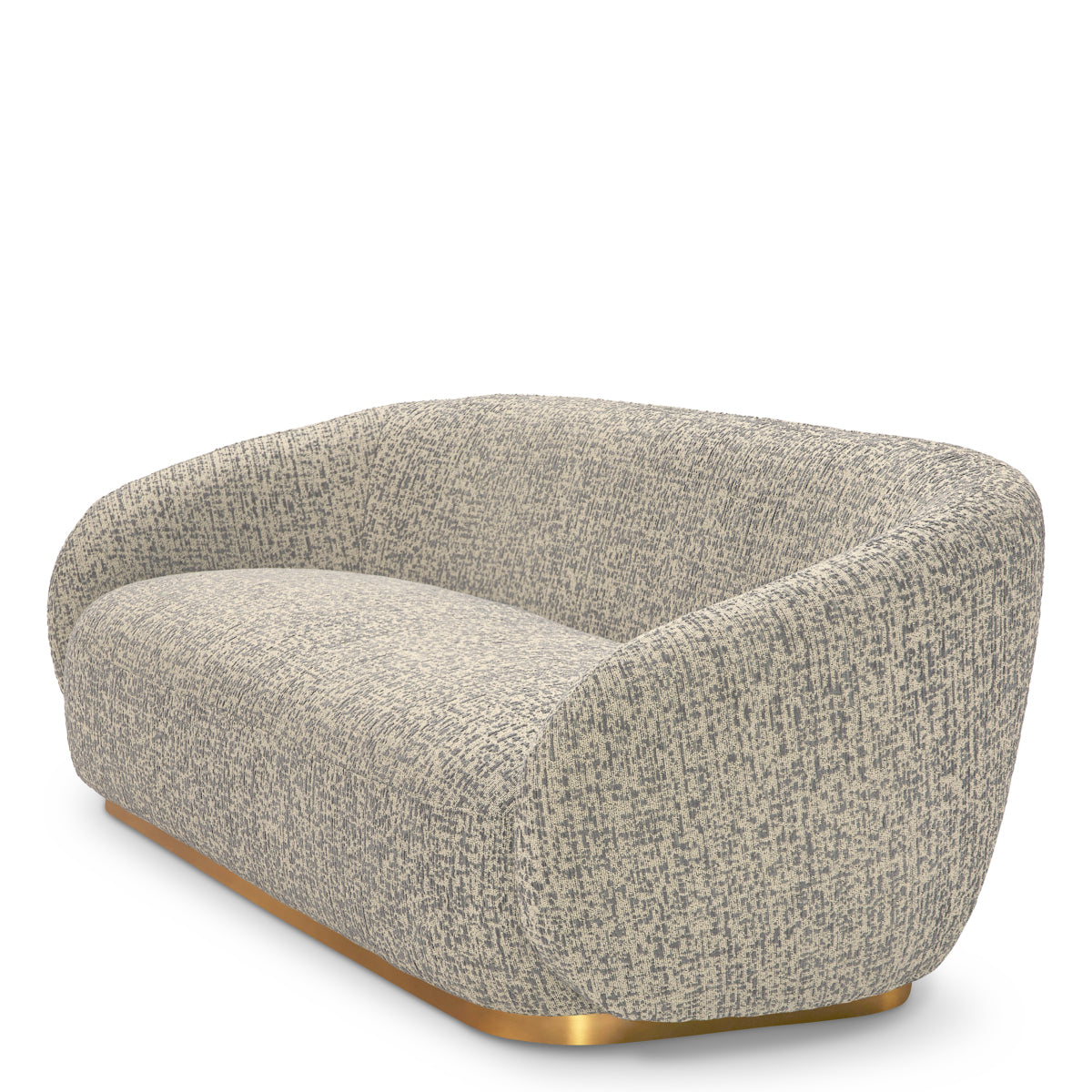 Brass Base Upholstered Sofa Brice | D | Eichholtzmh.com