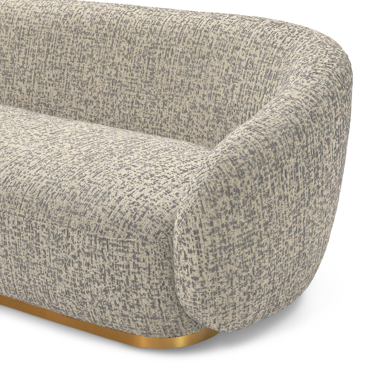 Brass Base Upholstered Sofa Brice | D | Eichholtzmh.com