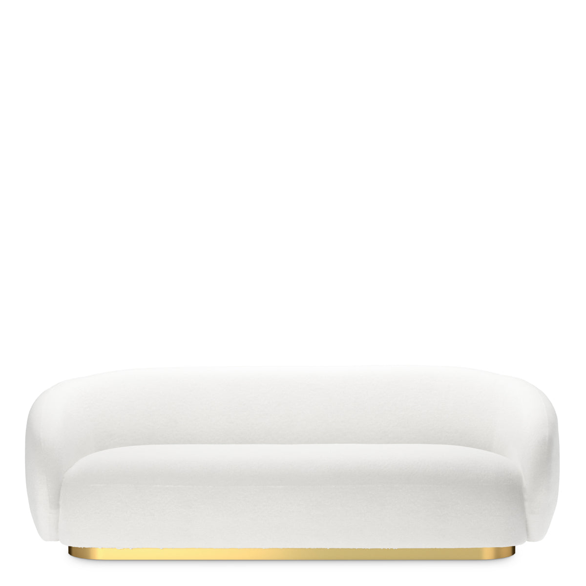 Brass Base Upholstered Sofa Brice | A | Eichholtzmh.com