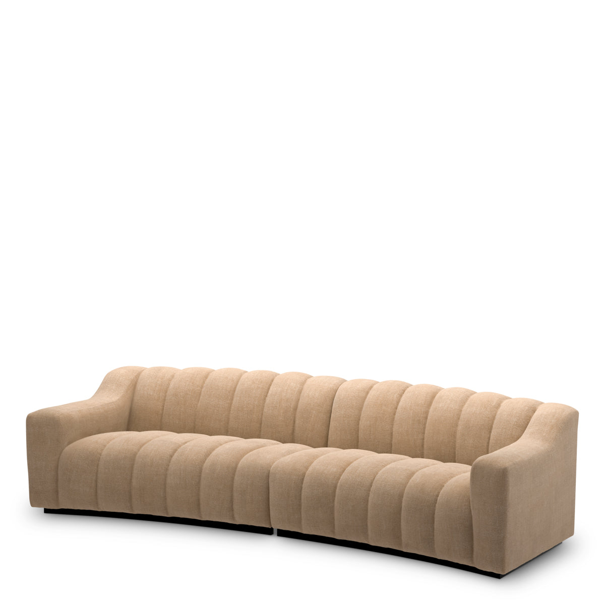 Sand Channel Stitched Sofa L Kelly | C